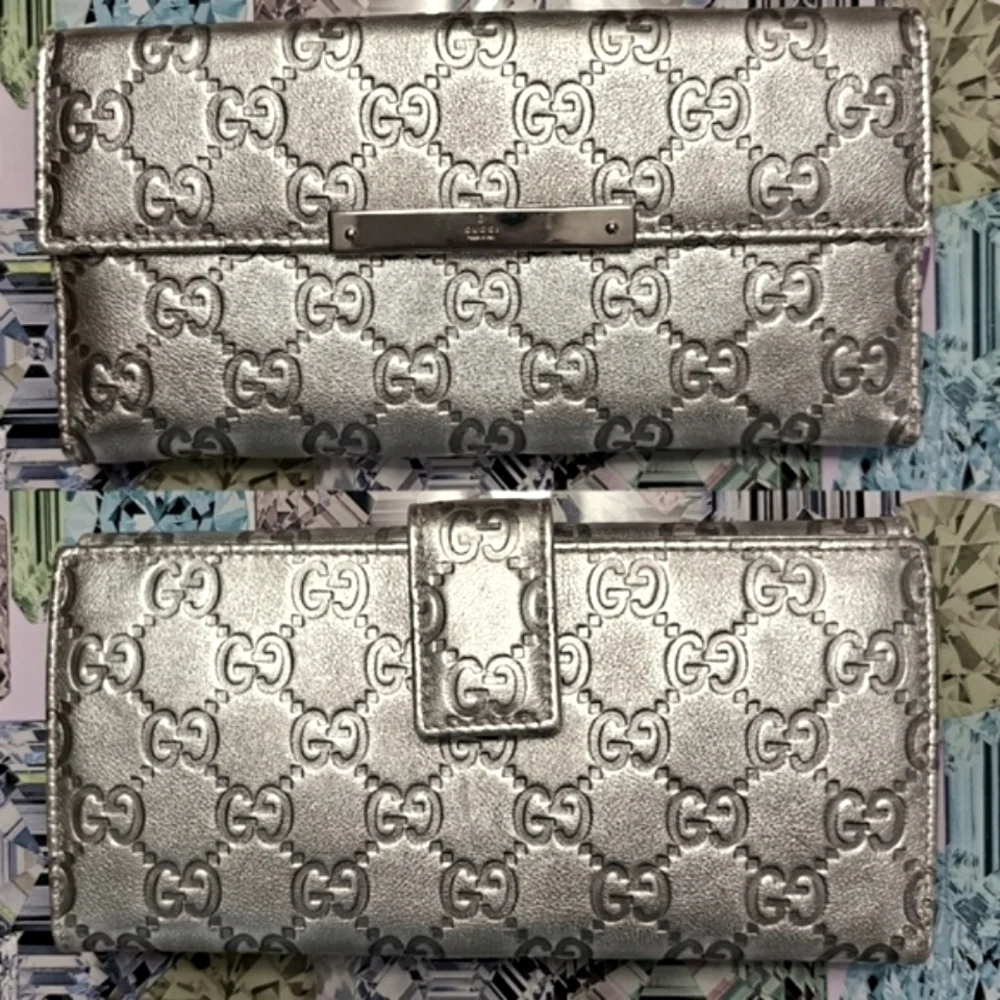 Host pick Gucci Guccissima Silver NWT vintage! - Picture 1 of 17